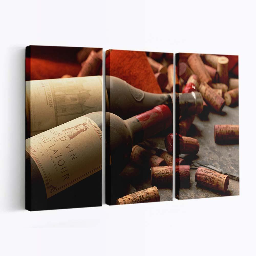 old french wine bottles wallpaper